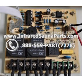 COMPLETE CONTROL POWER BOX WITH CONTROL PANEL - COMPLETE CONTROL POWER BOX CAL SAUNA INFRARED SAUNA STYLE 1 WITH ONE CONTROL PANEL 8