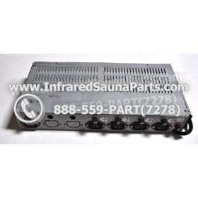 COMPLETE CONTROL POWER BOX WITH CONTROL PANEL - COMPLETE CONTROL POWER BOX CAL SAUNA INFRARED SAUNA STYLE 2 WITH ONE CONTROL PANEL 5
