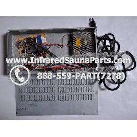 COMPLETE CONTROL POWER BOX WITH CONTROL PANEL - COMPLETE CONTROL POWER BOX CAL SAUNA INFRARED SAUNA STYLE 2 WITH ONE CONTROL PANEL 7