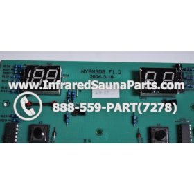 CIRCUIT BOARDS / TOUCH PADS - CIRCUIT BOARD  TOUCHPAD HYDRA INFRARED SAUNA NYSN3DB F1.3 WITH WIRE 3