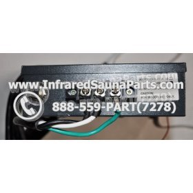 COMPLETE CONTROL POWER BOX 110V / 120V - COMPLETE CONTROL POWER BOX 110V  120V WITH 7 CIRCUIT BOARD PINS  6 FEMALE PLUGS SUPPLY WORLD INFRARED SAUNA 12
