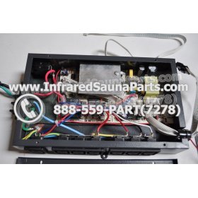 COMPLETE CONTROL POWER BOX 110V / 120V - COMPLETE CONTROL POWER BOX 110V  120V WITH 7 CIRCUIT BOARD PINS  6 FEMALE PLUGS SUPPLY WORLD INFRARED SAUNA 30