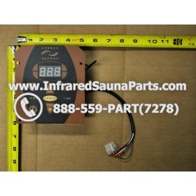 CIRCUIT BOARDS WITH  FACE PLATES - CIRCUIT BOARD WITH FACE PLATE CEDRUS SN 20051124279 AND REMOTE CONTROL 4