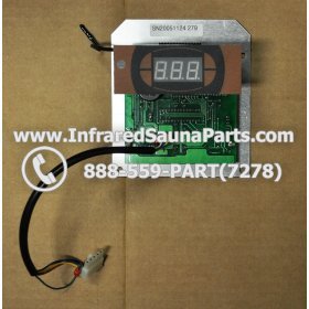 CIRCUIT BOARDS WITH  FACE PLATES - CIRCUIT BOARD WITH FACE PLATE CEDRUS SN 20051124279 AND REMOTE CONTROL 5