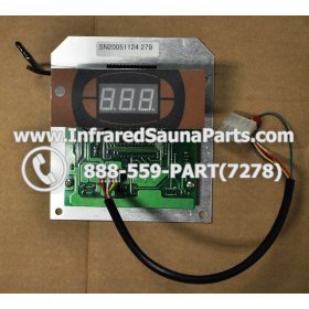CIRCUIT BOARDS WITH  FACE PLATES - CIRCUIT BOARD WITH FACE PLATE CEDRUS SN 20051124279 AND REMOTE CONTROL 6