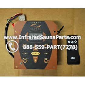 CIRCUIT BOARDS WITH  FACE PLATES - CIRCUIT BOARD WITH FACE PLATE CEDRUS SN 20051124279 AND REMOTE CONTROL 1