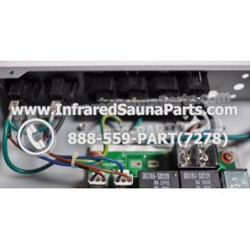 COMPLETE CONTROL POWER BOX 110V / 120V - COMPLETE CONTROL POWER BOX 110V / 120V GAIA INFRARED SAUNA STYLE 3 10