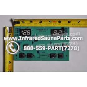 CIRCUIT BOARDS WITH  FACE PLATES - CIRCUIT BOARD WITH FACE PLATE LUX INFRARED SAUNA NYSN3DB F1.3 4