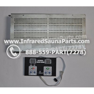 COMPLETE CONTROL POWER BOX WITH CONTROL PANEL - COMPLETE CONTROL POWER BOX PRECISION THERAPY INFRARED SAUNA STYLE 2 WITH ONE CONTROL PANEL 1