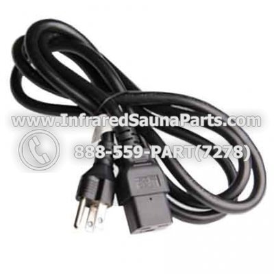 POWER CORD - POWER CORD 10ft NEMA 5-15P USA 3 PIN PLUG TO C19 SJT PLUG STYLE 11 1