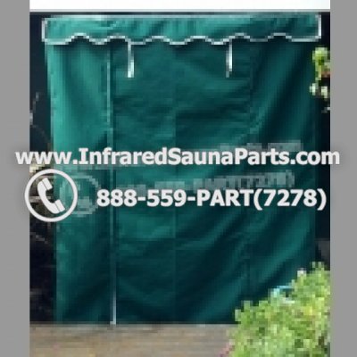 Negro\Black - RAIN COVER FOR 2 PERSON INFRARED SAUNA IN BLACK FINISH 1