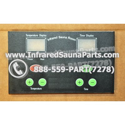 CIRCUIT BOARDS WITH  FACE PLATES - CIRCUIT BOARD WITH FACE PLATE PRECISION THERAPY INFRARED SAUNA NYSN3DB F1.3 1